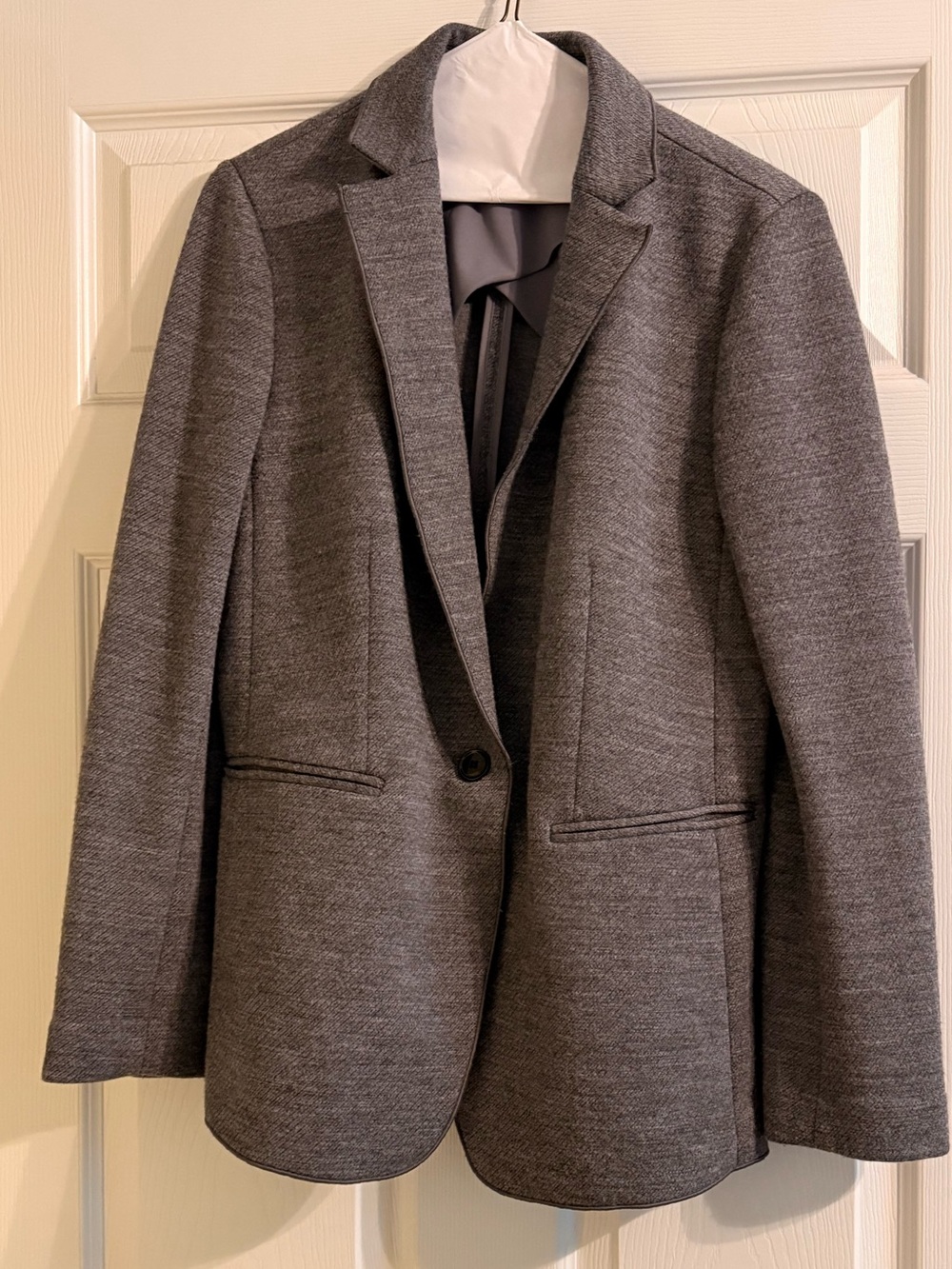 Ann Taylor Gray Tailored Blazer